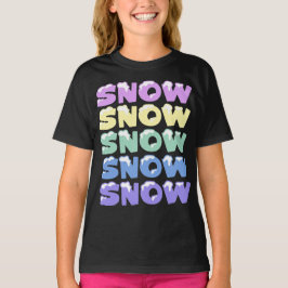 雪，雪，雪，雪，雪，雪 Tシャツ