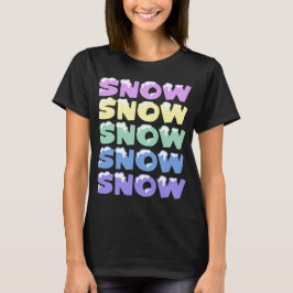 雪，雪，雪，雪，雪，雪 Tシャツ