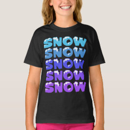 雪，雪，雪，雪，雪，雪 Tシャツ