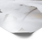 雪（鳥）ショウジョウコウカンチョウ フォトプリント            (角)