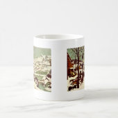 雪- 1565年のハンター コーヒーマグカップ (中央)