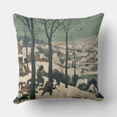 雪- 1565年1月のハンター クッション (裏面)