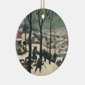 雪- 1565年1月のハンター セラミックオーナメント (右)