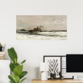 雪， 1873 ポスター (ホームオフィス)