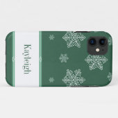 雪BT iPhone 5ケース、緑 Case-Mate iPhoneケース (裏面(横))
