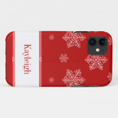 雪BT iPhone 5ケース、赤 Case-Mate iPhoneケース (裏面(横))