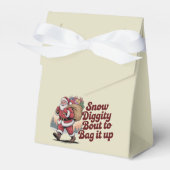 雪Digityのバッグに向けて90年代のクリスマスレトロ フェイバーボックス (正面サイド)