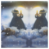 雪Xの磁器 ファブリック (クローズアップ)