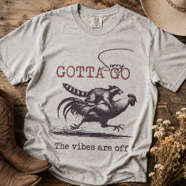雰囲気が悪いよ アライグマ Tシャツ