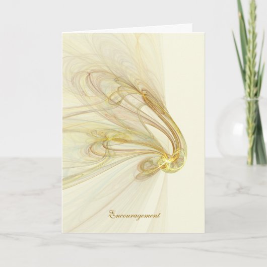 雰囲気勇気付けられるカード カード (正面)