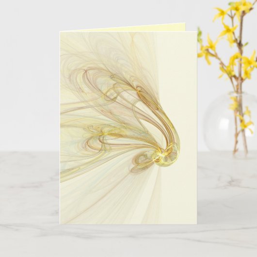 雰囲気誕生日カード カード (黄色い花)