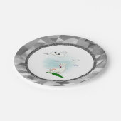 雲おもしろいと羊。雲のように。三角形 ペーパープレート (アングル)