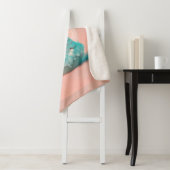 雲おもしろいの上の小さな人形 シェルパブランケット (インサイチュ)