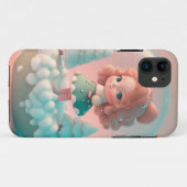 雲おもしろいの上の小さな人形 Case-Mate iPhoneケース (裏面(横))