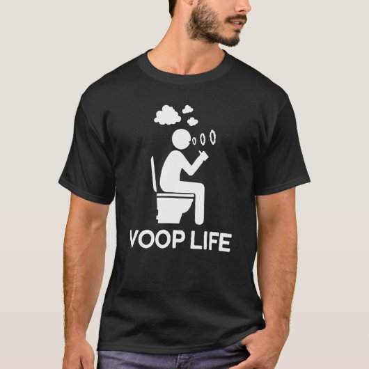 雲おもしろいを蒸発させるためのVape Voopライフティー Tシャツ (正面)