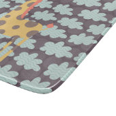 雲およびキリン カッティングボード (角)