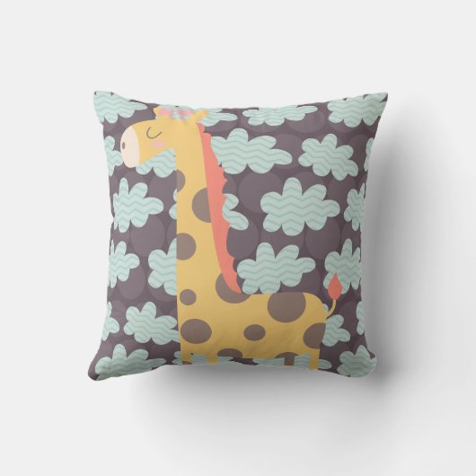 雲およびキリン クッション (裏面)