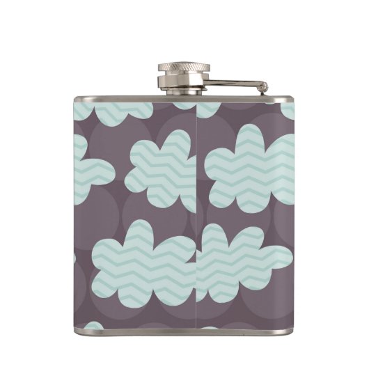 雲およびキリン フラスク (裏面)