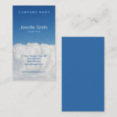 雲および空の名刺 名刺 (正面/裏面)