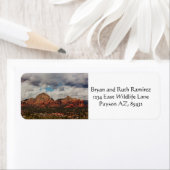 雲がセドナ転がに入る ラベル (インサイチュ)