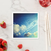 雲が一瞬舞い上がる スタンダードカクテルナプキン (インサイチュ)