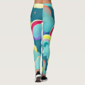 雲が引き寄せる虹 レギンス (裏面)