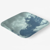 雲が日の出の中を通る ペーパープレート (傾斜あり)