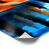 雲が月を横切る ポスター (コーナー)