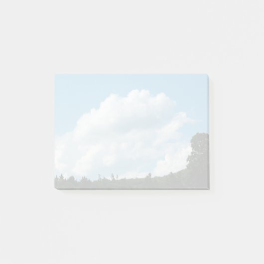 雲が木に集まる ポストイット (正面)