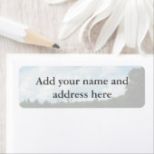 雲が木に集まる ラベル (インサイチュ)