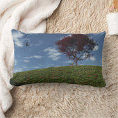 雲が枕を通り過ぎる ランバークッション (ブランケット)