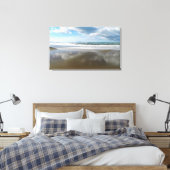 雲が水面に反射した。デジタルアート、ペイント キャンバスプリント (インサイチュ (寝室))