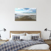 雲が水面に反射した。デジタルアート、ペイント キャンバスプリント (インサイチュ (寝室))