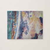 雲が湧き上がる絵画 / アーティスト ラリー・レルー ジグソーパズル (横)