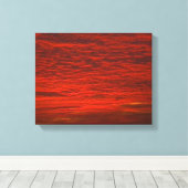 雲が燃える キャンバスプリント (インサイチュ (ウッドフロア))