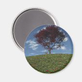 雲が磁石に乗って流れる マグネット (正面/裏面)