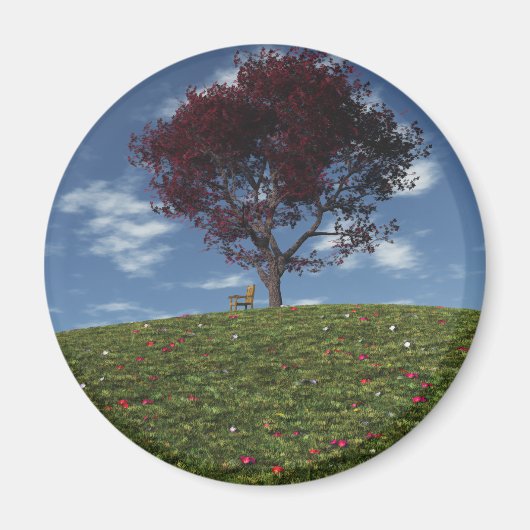 雲が磁石に乗って流れる マグネット (正面)