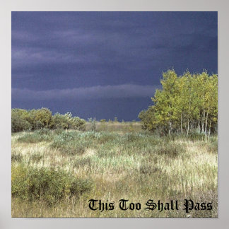 雲が通り過ぎる ポスター