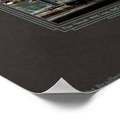 雲が間もなく転がになる（30x20インチ） ポスター (角)