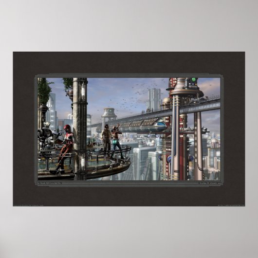 雲が間もなく転がになる（30x20インチ） ポスター (正面)