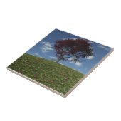 雲が飾り瓦に乗って流れる タイル (側面)