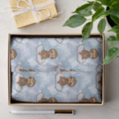 雲でリラックスする怠惰 薄葉紙 (ギフト)