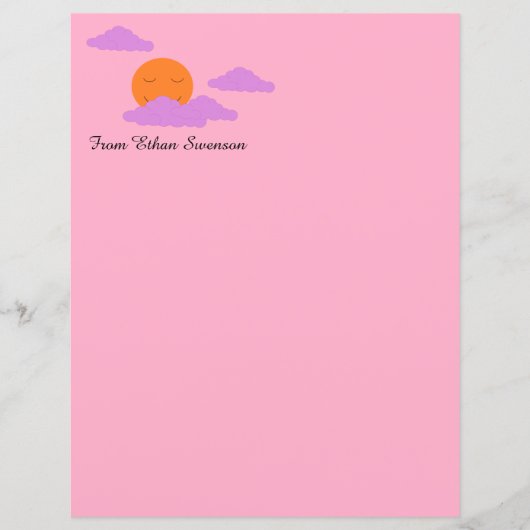 雲で太陽を設定 (正面)