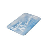 雲で書かれるおはよう バスマット (アングル)