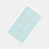 雲とカラフル虹のシームレス (コーナー)