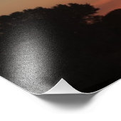 雲とカンザスウィンドミルサンセット写真/ポスター フォトプリント            (角)