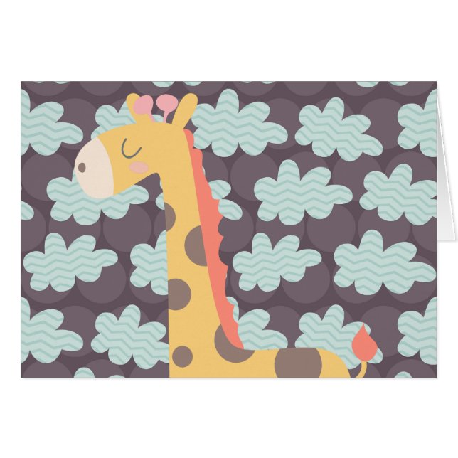 雲とギラフェ (正面横)