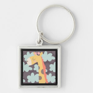 雲とギラフェ キーホルダー