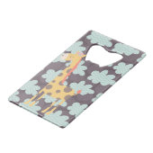 雲とギラフェ クレジットカード栓抜き (正面アングル)