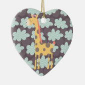 雲とギラフェ セラミックオーナメント (右)